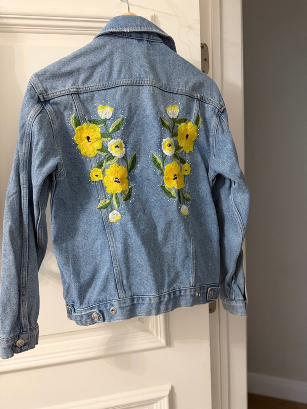 Topshop Moto Light Blue Denim Jacket